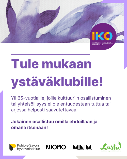 ystäväklubin mainoskuva.