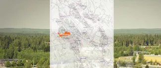 Repokangas kartalla.