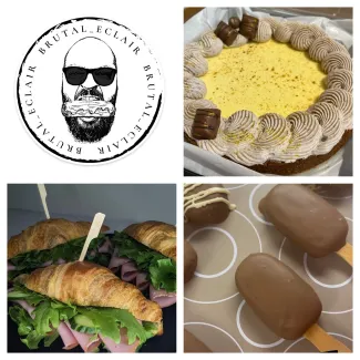 Kahvion logo ja valikoimaa